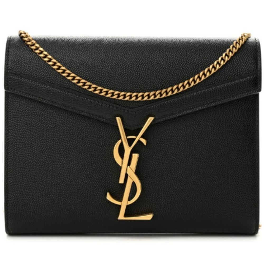 Saint Laurent Cassandra Monogram Chain Wallet